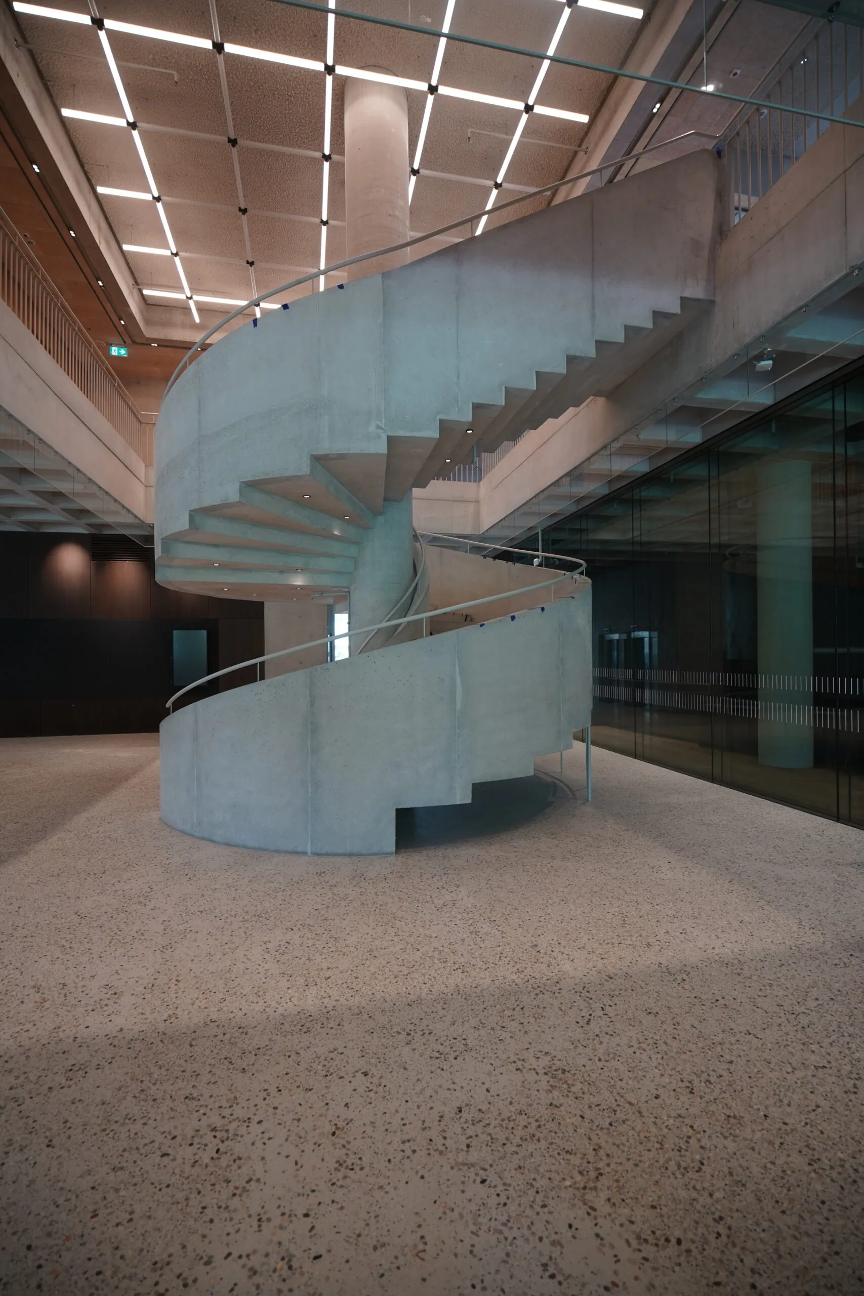 Spiral staircase in the Faculty of Psychology building
